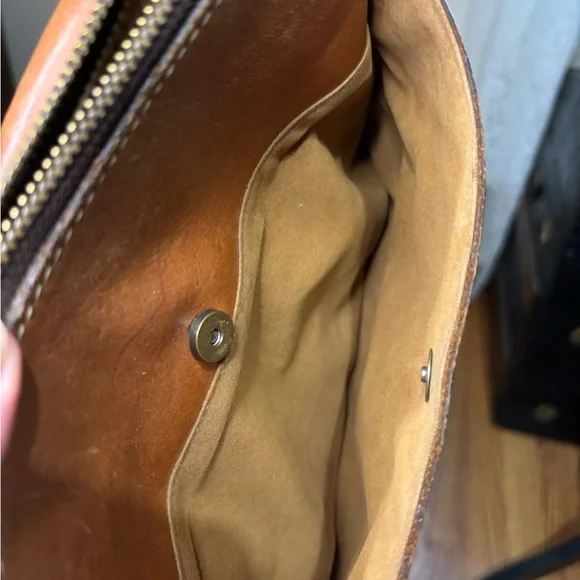 Brown Leather Crossbody Bag by Patricia Nash - Picture 9 of 9